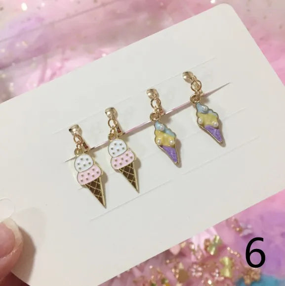 Adorable Cat & Butterfly Earrings Set for Girls