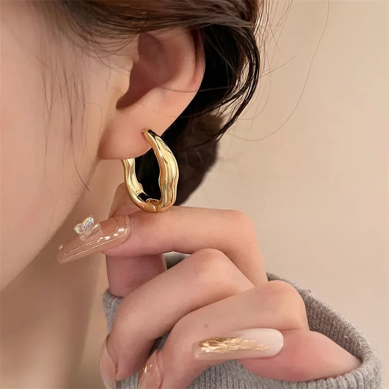 Smooth Luxe Hoops