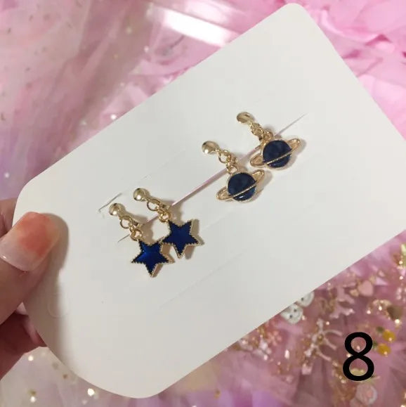 Adorable Cat & Butterfly Earrings Set for Girls